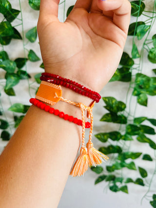 Gold Game Day Bracelet-Bracelets-MOTIS-Motis & Co Boutique, Women's Fashion Boutique in Carthage, Missouri