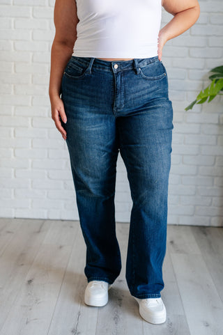 Muriel Mid Rise Control Top Classic Straight Jeans-Jeans-Ave-Motis & Co Boutique, Women's Fashion Boutique in Carthage, Missouri