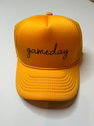Game Day Mesh Back Trucker Cap-Ball Caps-Turquoise Haven-Motis & Co Boutique, Women's Fashion Boutique in Carthage, Missouri