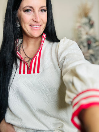 Jody Mock Neck Knit Blouse-Long Sleeves-Jodifl-Motis & Co Boutique, Women's Fashion Boutique in Carthage, Missouri