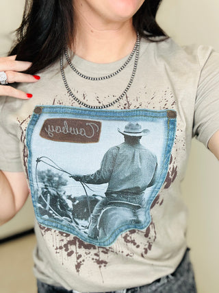 Cowboy Life Western Graphic Tee-Graphic Tees-MOTIS-Motis & Co Boutique, Women's Fashion Boutique in Carthage, Missouri