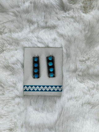 Esther Bar Turquoise Earrings