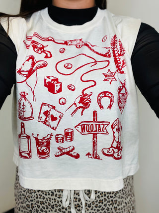 Sissy's Saloon Things Graphic Tee-Graphic Tees-Howdy Hanny-Motis & Co Boutique, Women's Fashion Boutique in Carthage, Missouri