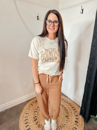 Kick Back Joggers Camel-Joggers-rc-Motis & Co Boutique, Women's Fashion Boutique in Carthage, Missouri