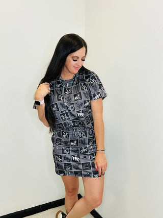 Check It Cowpoke Skort-dress-2 Fly-Motis & Co Boutique, Women's Fashion Boutique in Carthage, Missouri