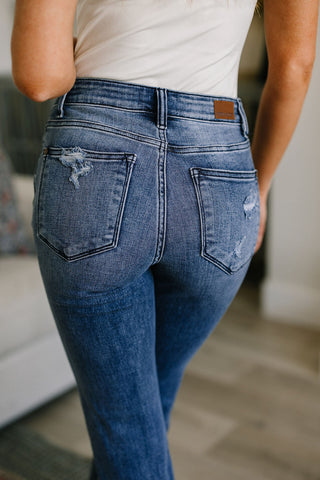 O'Hara Destroyed Straight Jeans-Jeans-Ave-Motis & Co Boutique, Women's Fashion Boutique in Carthage, Missouri