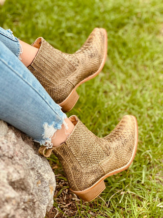 Agave Sky Paige Olive Python Boots-Boots-Agave Sky-Motis & Co Boutique, Women's Fashion Boutique in Carthage, Missouri