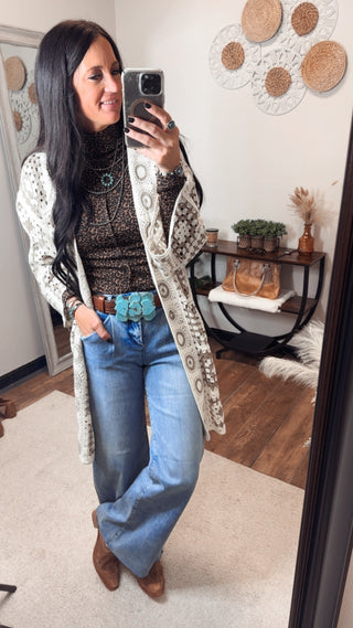 Lindy Mock Neck Leopard Print Top-Long Sleeves-Very J-Motis & Co Boutique, Women's Fashion Boutique in Carthage, Missouri