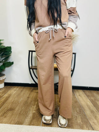 Skylar Casual Top and Pant Set - Mocha-Sets-Very J-Motis & Co Boutique, Women's Fashion Boutique in Carthage, Missouri