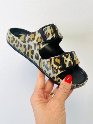Hey Girl Corkys Leopard Waterslide Sandal-Sandals-MOTIS-Motis & Co Boutique, Women's Fashion Boutique in Carthage, Missouri
