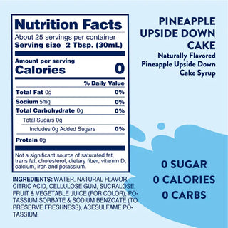 Pineapple Upside Down Cake Sugar Free Skinny Syrup-Drinks-Jordan's-Motis & Co Boutique, Women's Fashion Boutique in Carthage, Missouri