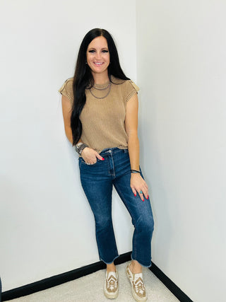 Harris High Rise Judy Blue Cropped Flare-jeans-Judy Blue-Motis & Co Boutique, Women's Fashion Boutique in Carthage, Missouri