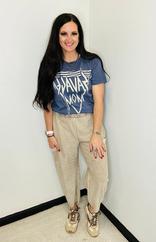 Savage Mom Destroyed Graphic Tee-Graphic Tees-MOTIS-Motis & Co Boutique, Women's Fashion Boutique in Carthage, Missouri