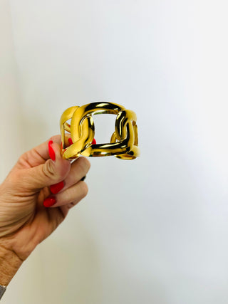 Moxie Gold Cuff Bracelet-Bracelets-ChanSutt-Motis & Co Boutique, Women's Fashion Boutique in Carthage, Missouri