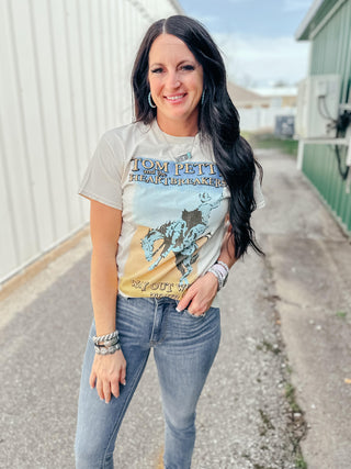 Tom Petty Way Out West Band Tee-Graphic Tees-Prince Peter Collection-Motis & Co Boutique, Women's Fashion Boutique in Carthage, Missouri