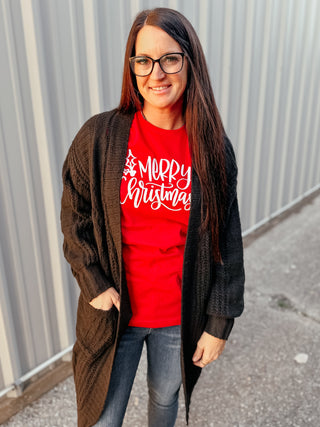 Red Merry Christmas Tee-Graphic Tees-rc-Motis & Co Boutique, Women's Fashion Boutique in Carthage, Missouri