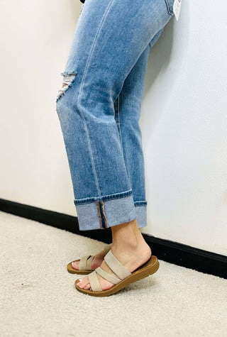 Corky's Linda Taupe Metallic Strappy Sandal-Sandals-Motis-Motis & Co Boutique, Women's Fashion Boutique in Carthage, Missouri