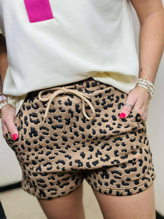 Lennon Leopard Print Knit Shorts-shorts-Jodifl-Motis & Co Boutique, Women's Fashion Boutique in Carthage, Missouri