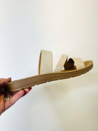 Corky's Linda Taupe Metallic Strappy Sandal-Sandals-Motis-Motis & Co Boutique, Women's Fashion Boutique in Carthage, Missouri