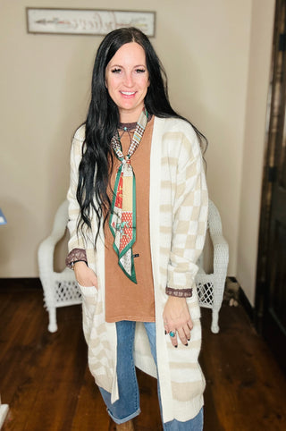 Horse Carriage Teal Twilly Scarf-Scarf-Western Elite-Motis & Co Boutique, Women's Fashion Boutique in Carthage, Missouri