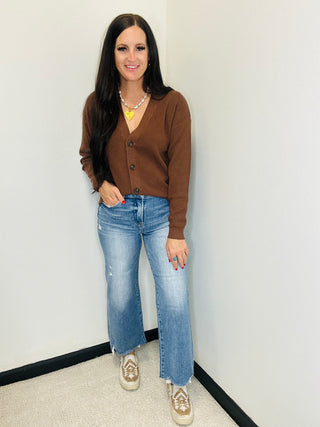 Walker Cropped Wide Leg Risen Jeans-jeans-Risen-Motis & Co Boutique, Women's Fashion Boutique in Carthage, Missouri