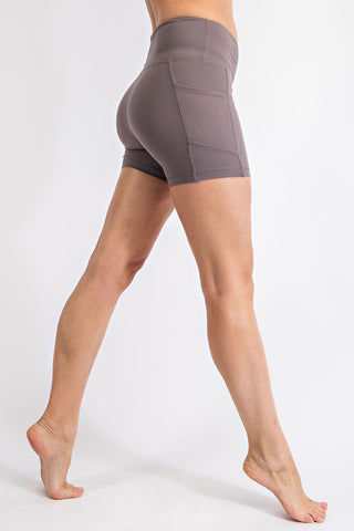 Keep on Track Bike Shorts Grey-Shorts-rc-Motis & Co Boutique, Women's Fashion Boutique in Carthage, Missouri