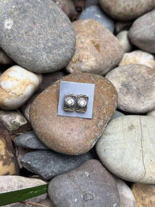 Florence Handmade Sterling Silver Mini Hoops-Earrings-Touch of Gallop-Motis & Co Boutique, Women's Fashion Boutique in Carthage, Missouri