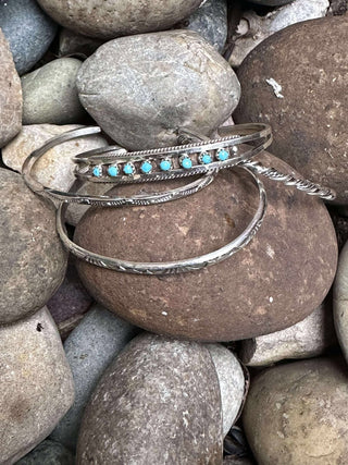 Santana Authentic Sterling Silver Twisted Bracelet-Bracelets-Al Zuni-Motis & Co Boutique, Women's Fashion Boutique in Carthage, Missouri