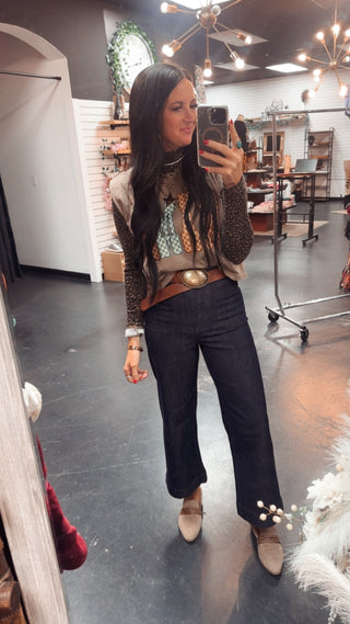 Danny Dark Washed Cropped Jeans-Jeans-ee: some-Motis & Co Boutique, Women's Fashion Boutique in Carthage, Missouri