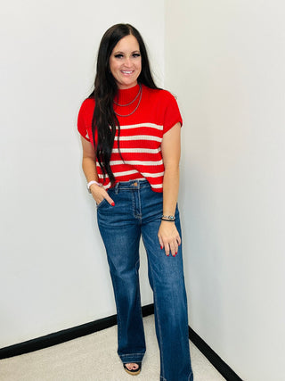 Risen Preston Wide Leg Trouser Jeans-jeans-Risen-Motis & Co Boutique, Women's Fashion Boutique in Carthage, Missouri