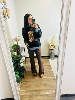 Codi Cowboy Boot Sweater-Sweaters-Very J-Motis & Co Boutique, Women's Fashion Boutique in Carthage, Missouri