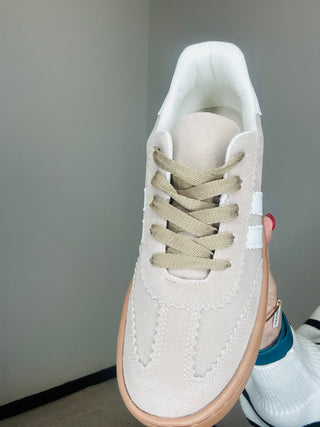 Miel 75 Tan Lace Up Sneaker-Shoes-MOTIS-Motis & Co Boutique, Women's Fashion Boutique in Carthage, Missouri