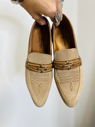 Avery Boot Stitch Leather Loafer by Agave Sky-Flats-Agave Sky-Motis & Co Boutique, Women's Fashion Boutique in Carthage, Missouri