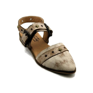 Laramie Kodiak White Leather Ballerina Mule by Agave Sky-Mules-Agave Sky-Motis & Co Boutique, Women's Fashion Boutique in Carthage, Missouri