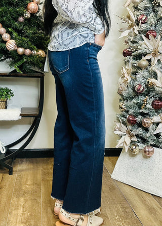Isaac Tummy Control Cropped Straight Leg-jeans-Risen-Motis & Co Boutique, Women's Fashion Boutique in Carthage, Missouri
