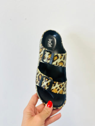 Hey Girl Corkys Leopard Waterslide Sandal-Sandals-MOTIS-Motis & Co Boutique, Women's Fashion Boutique in Carthage, Missouri