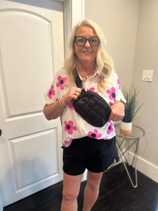 Everywhere Quilted Puff Belt Bag-Handbags-Kaydee Lynn-Motis & Co Boutique, Women's Fashion Boutique in Carthage, Missouri