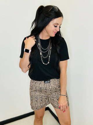 Rock It Western Boxers-Shorts-2 Fly-Motis & Co Boutique, Women's Fashion Boutique in Carthage, Missouri