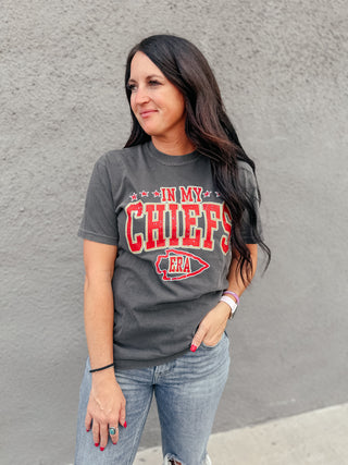 Chiefs Era Gameday Graphic Tee-Graphic Tees-Southern Babe Wholesale-Motis & Co Boutique, Women's Fashion Boutique in Carthage, Missouri
