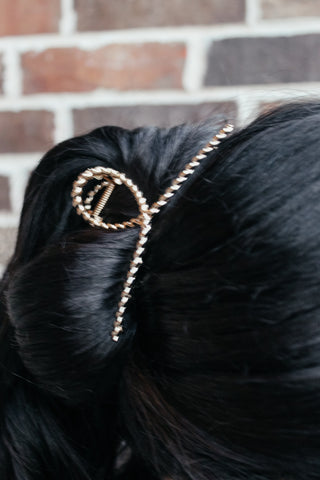 Gold Metal Claw Clip-Accessories-MOTIS-Motis & Co Boutique, Women's Fashion Boutique in Carthage, Missouri