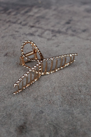 Gold Metal Claw Clip-Accessories-MOTIS-Motis & Co Boutique, Women's Fashion Boutique in Carthage, Missouri