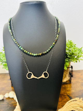 Bandera Sterling Silver Bit Necklace-Necklaces-Touch of Gallop-Motis & Co Boutique, Women's Fashion Boutique in Carthage, Missouri