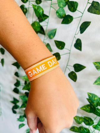 Gold Game Day Bracelet-Bracelets-MOTIS-Motis & Co Boutique, Women's Fashion Boutique in Carthage, Missouri