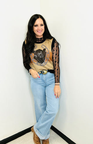 Dallas Wide Leg Tummy Control Cuffed Risen Jeans-Jeans-Risen-Motis & Co Boutique, Women's Fashion Boutique in Carthage, Missouri