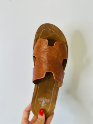Corky's Brown Bogalusa Slip On Sandal-Sandals-Motis-Motis & Co Boutique, Women's Fashion Boutique in Carthage, Missouri