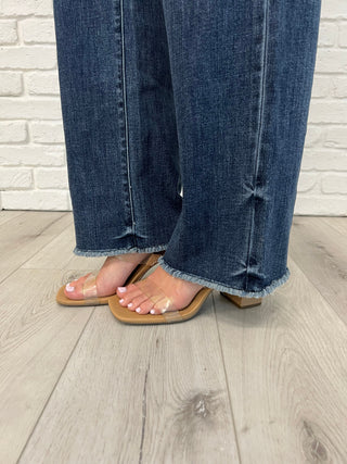 Judy Blue Addie Mid Rise Vintage Wash Wide Leg Jeans-Womens-Ave Shops-Motis & Co Boutique, Women's Fashion Boutique in Carthage, Missouri