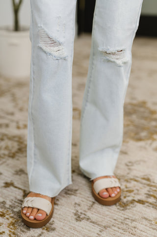Alyse Mid Rise Destroy & Fray Hem Bootcut-Jeans-Ave Shops-Motis & Co Boutique, Women's Fashion Boutique in Carthage, Missouri