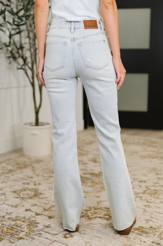 Alyse Mid Rise Destroy & Fray Hem Bootcut-Jeans-Ave Shops-Motis & Co Boutique, Women's Fashion Boutique in Carthage, Missouri