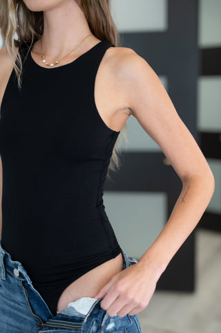 Any Time, Any Place Bodysuit in Black-Bodysuits-Ave Shops-Motis & Co Boutique, Women's Fashion Boutique in Carthage, Missouri