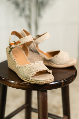 Arnold Natural Linen Wedges-Shoes-Ave Shops-Motis & Co Boutique, Women's Fashion Boutique in Carthage, Missouri